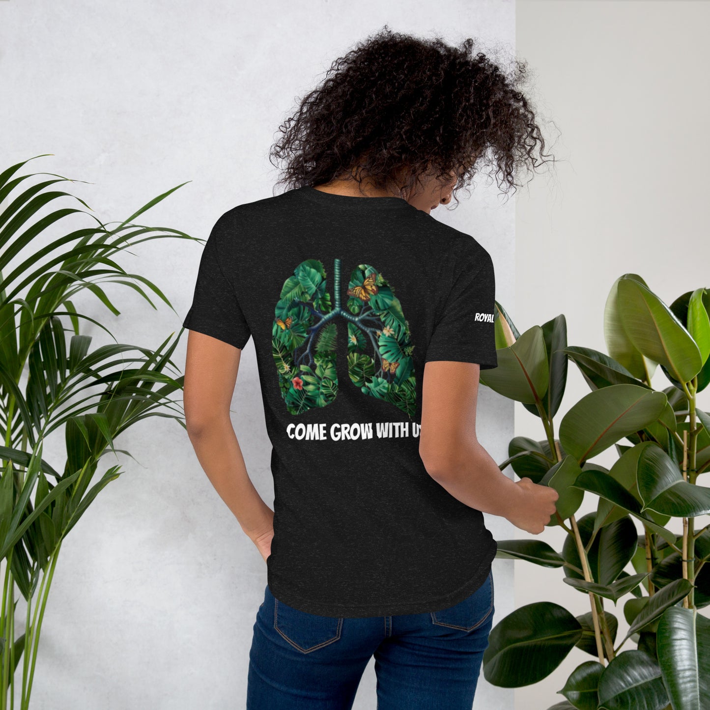 “ COME GROW WITH US “ Unisex t-shirt