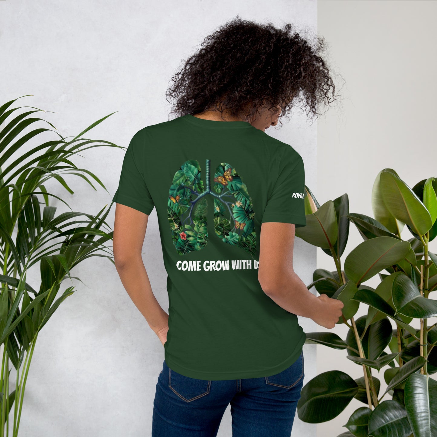 “ COME GROW WITH US “ Unisex t-shirt