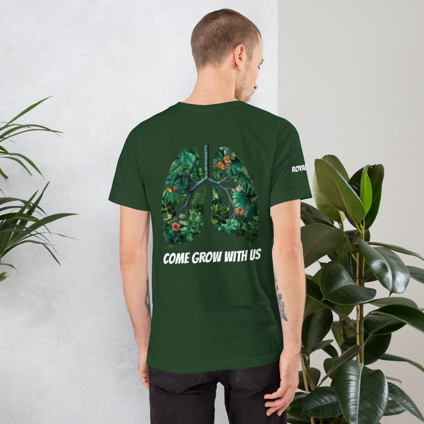 “ COME GROW WITH US “ Unisex t-shirt
