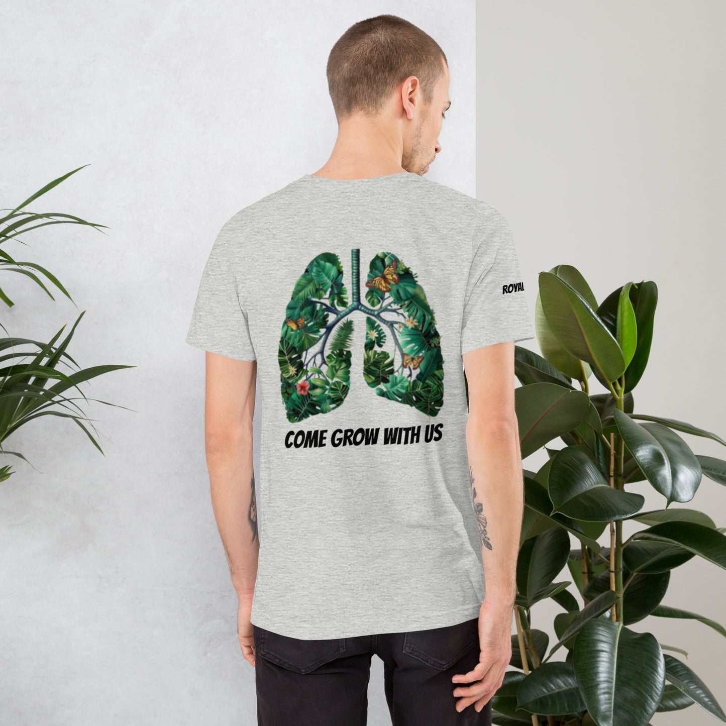“ COME GROW WITH US “ Unisex t-shirt