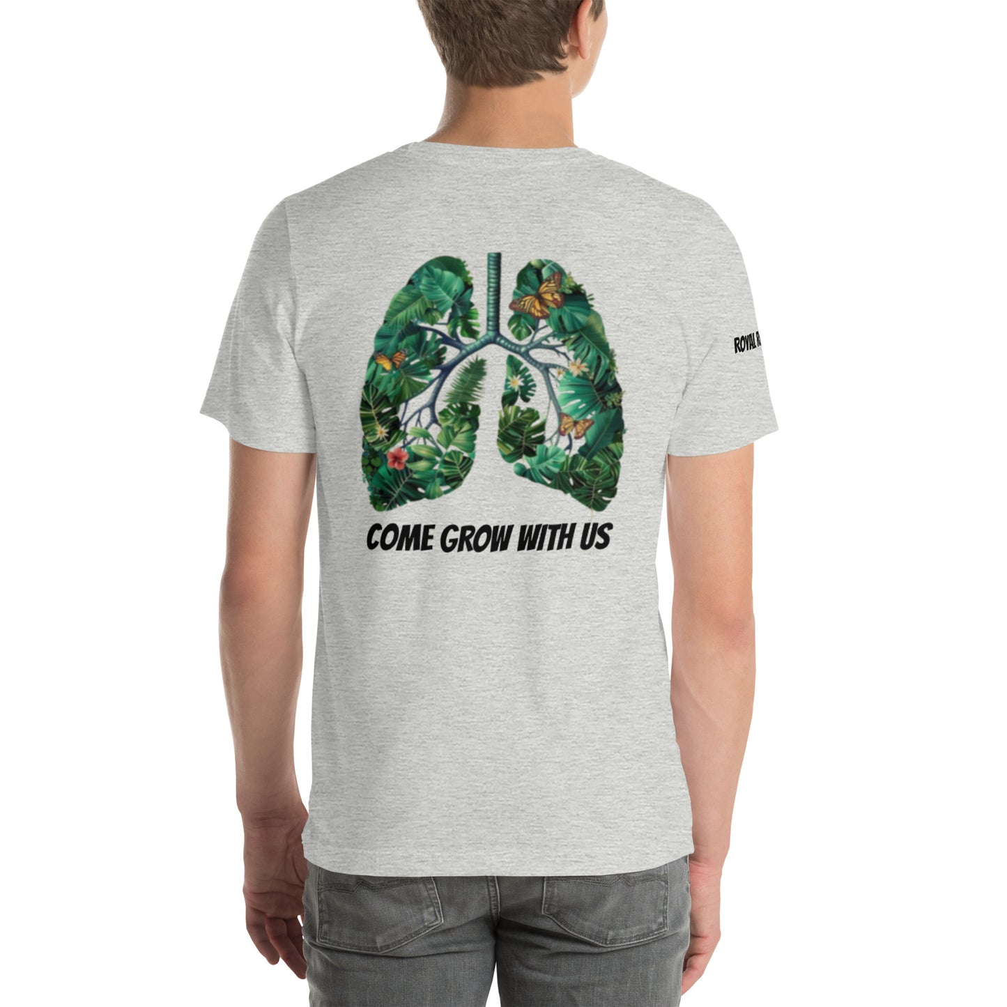 “ COME GROW WITH US “ Unisex t-shirt